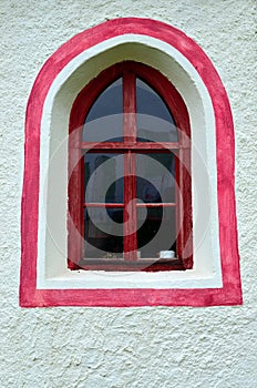 Short window to farm, Val Senales, South Tyrol photo