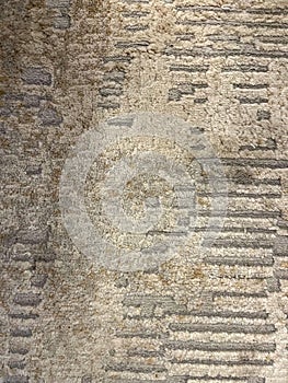 Close-up of the details of a beautiful carpet