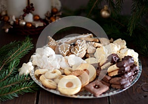 Shortbread Christmas cookies