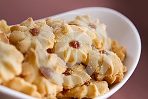 Shortbread cookies in a Bowl