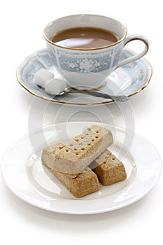 Shortbread and a cup of milk tea