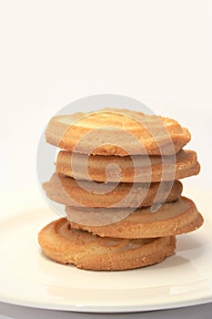 Shortbread stacked