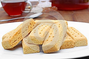 Shortbread and tea