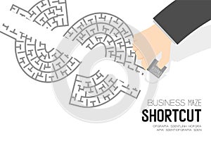 Shortcut Business online Maze or labyrinth Currency USD United