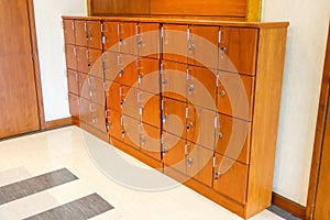 Shose cabinet in office