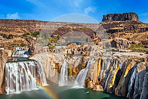 Shoshone Falls Park, Idaho, USA on Snake River photo