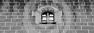 Small window with two angels photo