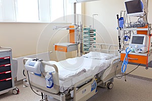 Shot of an empty hospital room