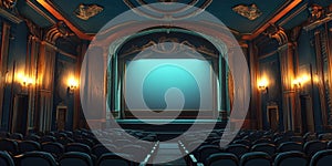 Empty Theater Seating