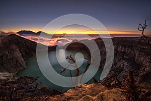 A shot from IJEN Crater East Java photo