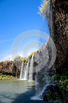 shot of kagoro waterfalls in kagoro kaduna state kaura LGA, Kaduna state.  Nigeria