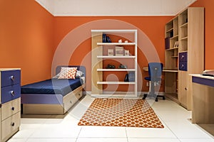 Shot of a modern colorful children's room