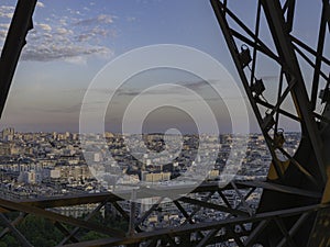 A shot of Paris from the Tower