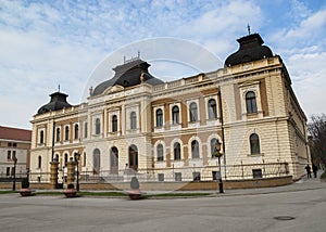 Shot of Patriarchy Court in the city Sremski Karlovci near Novi photo