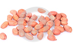 Shot of peanut kernels