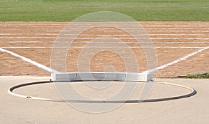 Shot Put Circle and Field