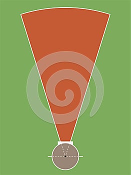 Shot put dimension markings olympic games