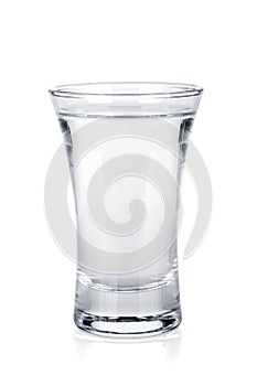 Shot of russian vodka