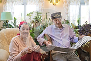 Shot of a senior asian couple spending time together at home