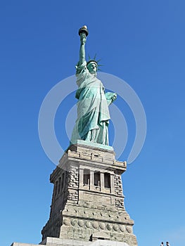 Shot of the Statue of Liberty