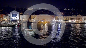 Shot of Venice, Italy from top of a cruise ship