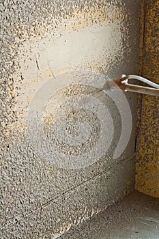 Shotcrete nozzle detail