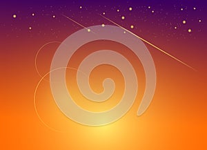 Shoting Star Background