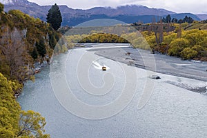 Shotover River, Queenstown, New Zealand photo