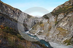 Shotover River at Skippers Canyon Road , Queenstown, New Zealand