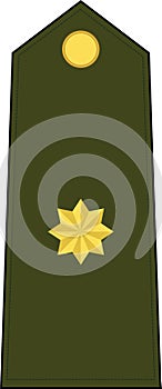 Shoulder army mark insignia of the Spanish COMMANDANT