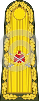 Shoulder army mark insignia of the Turkish MAREÅžAL