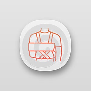 Shoulder immobilizer app icon