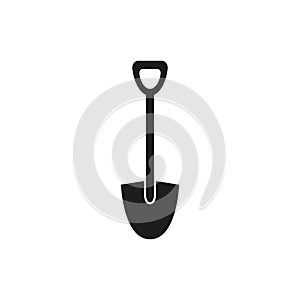 Shovel black icon