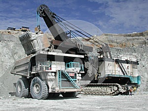 Loading Process of Ore Material