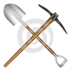 Shovel and mattock