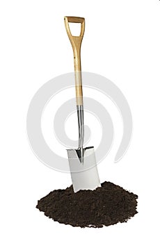 Shovel and mud