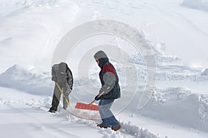 Shoveling Snow