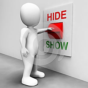 Show Hide Switch Means Conceal or Reveal