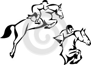 Show jumping vector