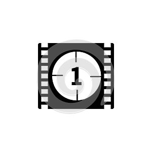 show movie count icon. Element of cinema icon. Premium quality graphic design icon. Signs and symbols collection icon for websites