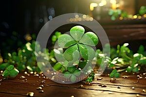 Showcase the cultural significance of clover in