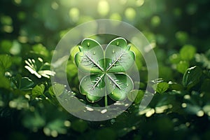 Showcase the versatility of clover symbolism in