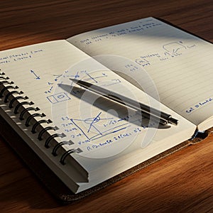 AIGenerated Book Mockups & Backgrounds for Creative and Professional Designs photo