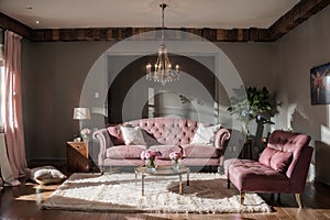 Showcasing Interior Design in Style Romantic Reverie