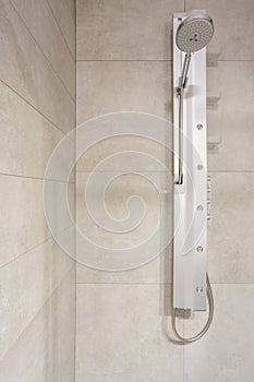 Shower head in the bathroom