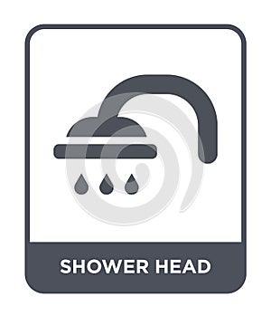 shower head icon in trendy design style. shower head icon isolated on white background. shower head vector icon simple and modern