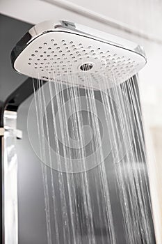 Shower head with sprinkling water