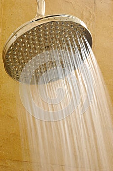 Shower jets with soft water