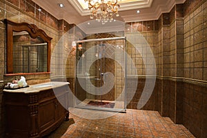 The shower room