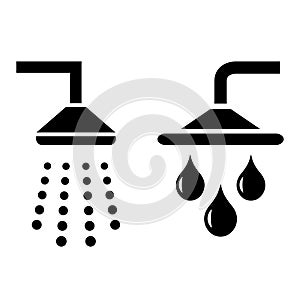 Shower symbols